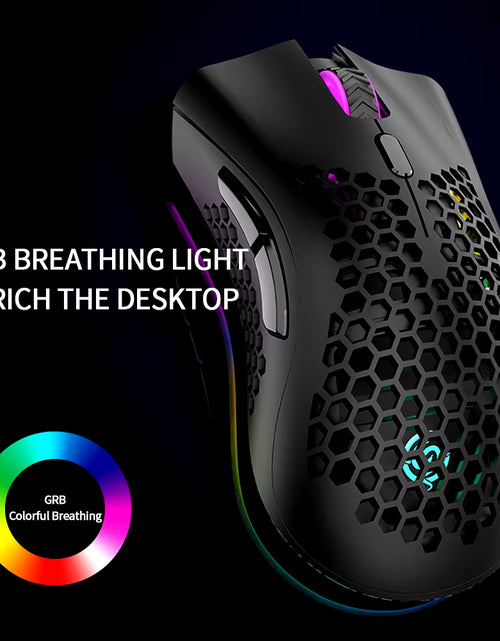 Load image into Gallery viewer, BM600 Wireless Mouse Luminescent Desktop Computer Laptop Universal Rechargable Lightweight Ergonomics Game E-Sports Mouses
