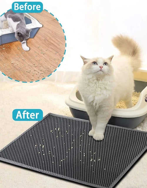 Load image into Gallery viewer, Cat Litter Trapping Mat, Waterproof Kitty Litter Trapper Pad -16&quot;-20&quot;-
