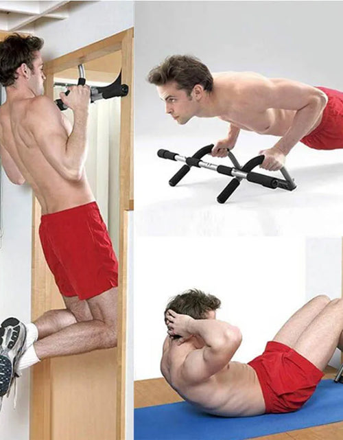 Load image into Gallery viewer, Adjustable Chin up Bar Exercise Home Workout Gym Training Door Frame Horizontal Pull up Bar Sport Fitness Equipments
