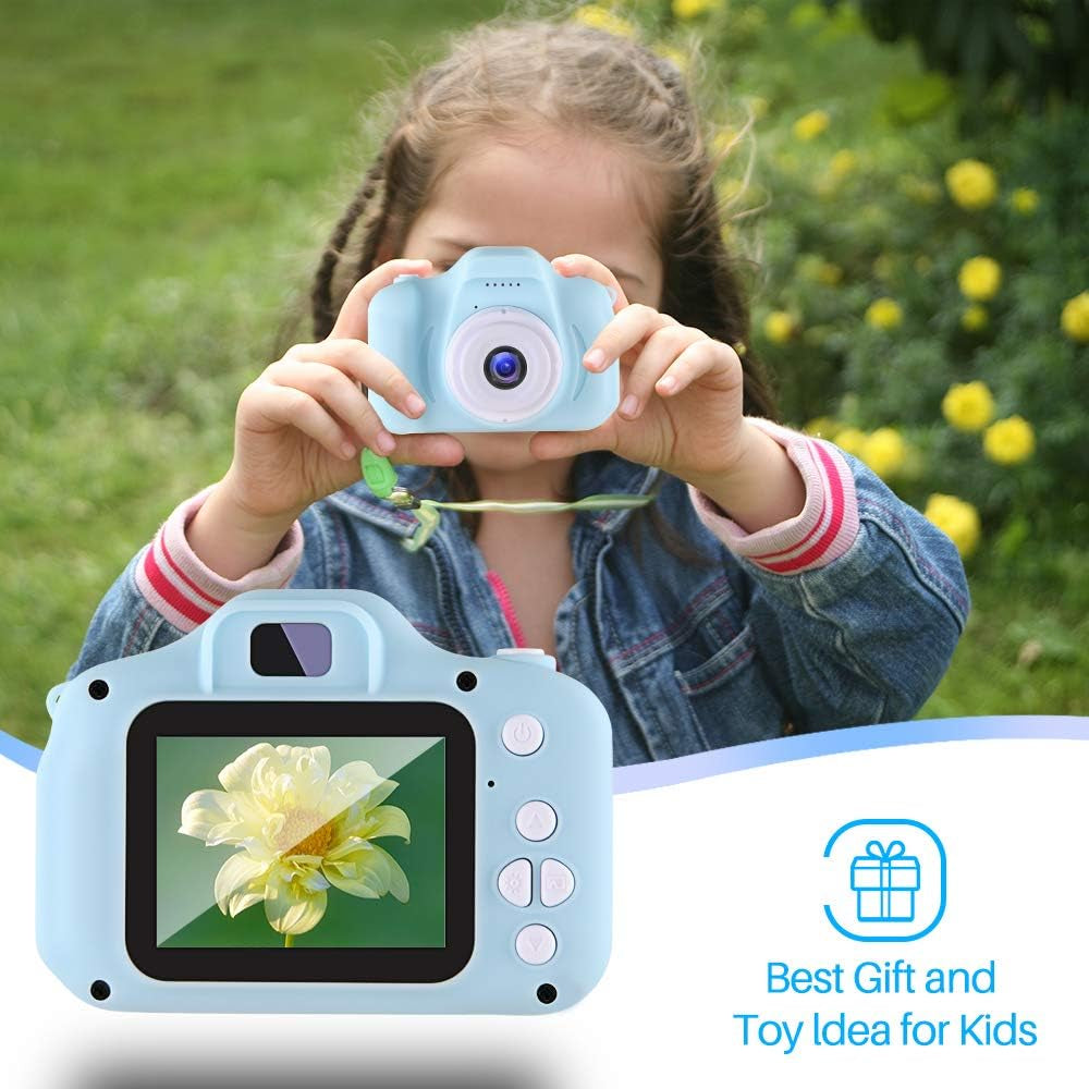 Kids Camera Digital Camera for 3-8 Year Old Girls,Toddler Toys Video Recorder 1080P 2 Inch,Children Camera Birthday Festival Gift for 3 4 5 6 7 8 Year Old Boys(32G SD Card Included)